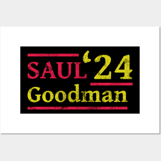 SAUL GOODMAN 2024 Election - for president humor funny Posters and Art